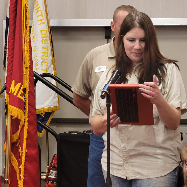 American Legion Auxiliary member benefit: Confidence gained in public speaking