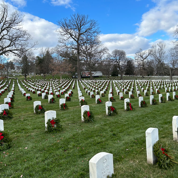 Volunteer and honor those who served during Wreaths Across America Day