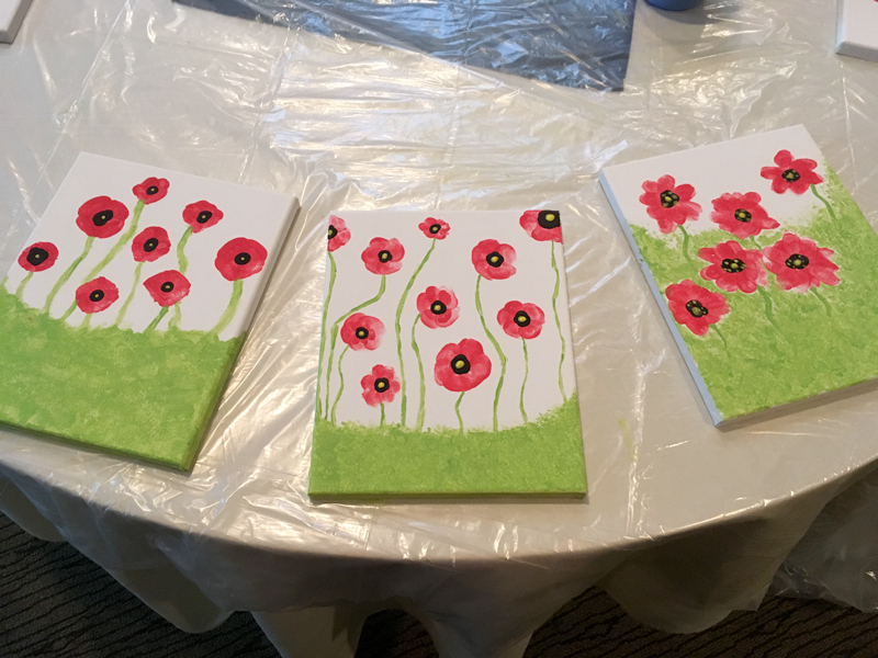 Craft project: Poppy painting for Juniors
