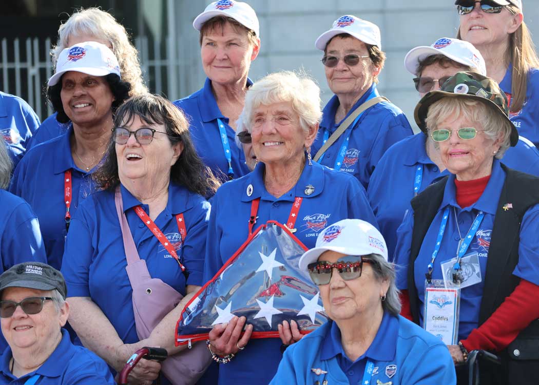 Veterans on Honor Flight 