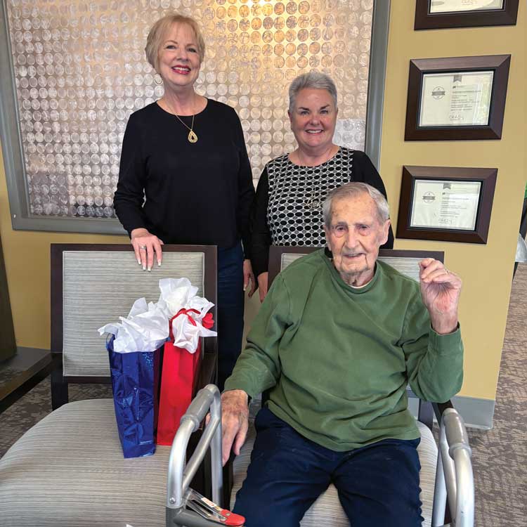 unit members with resident 