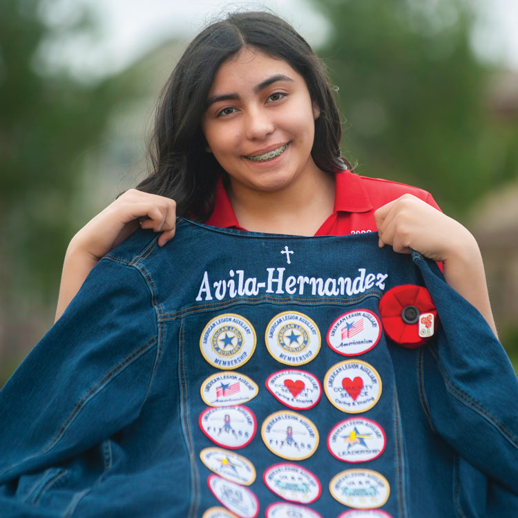 California Junior hopes to inspire other youth to earn patches and join the ALA