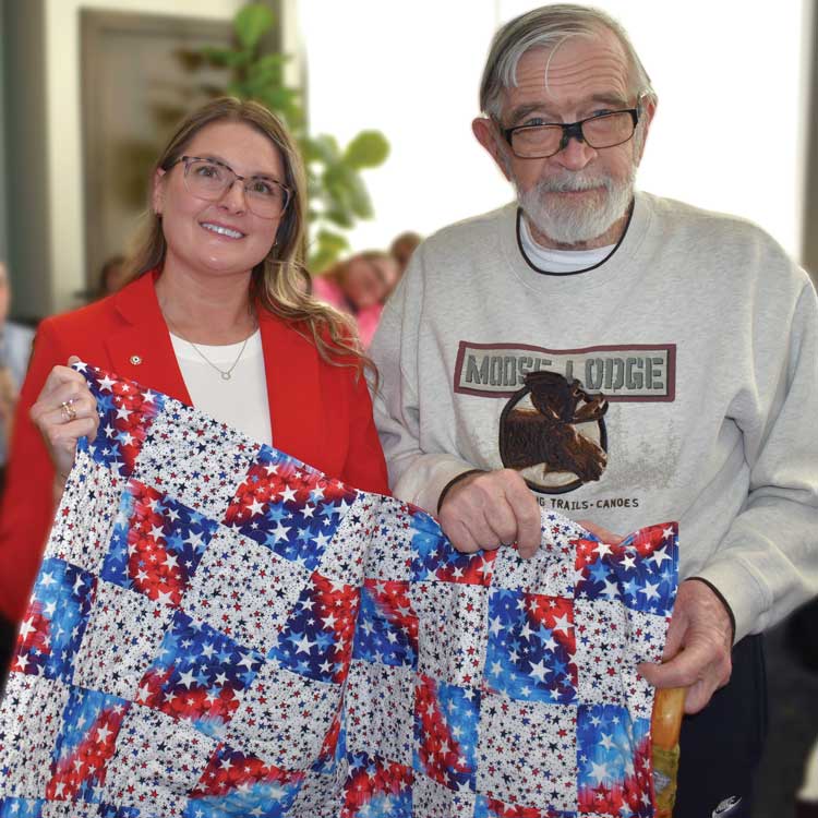 Nebraska unit presents Quilts of Honor to veterans in care and retirement centers