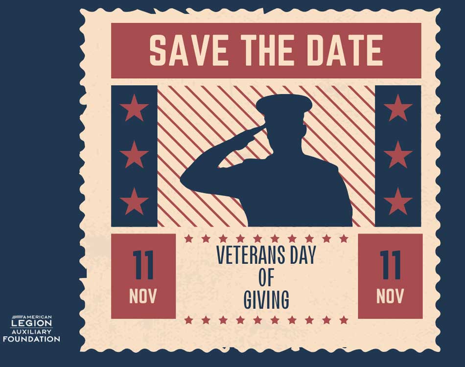 Veterans Day of Giving graphic 