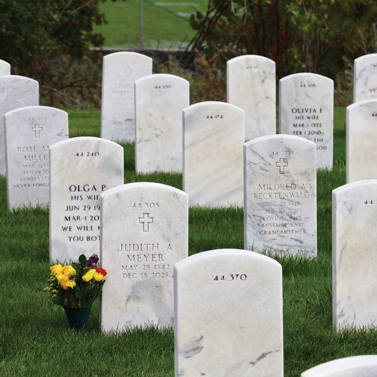 Honoring veterans with their final resting place