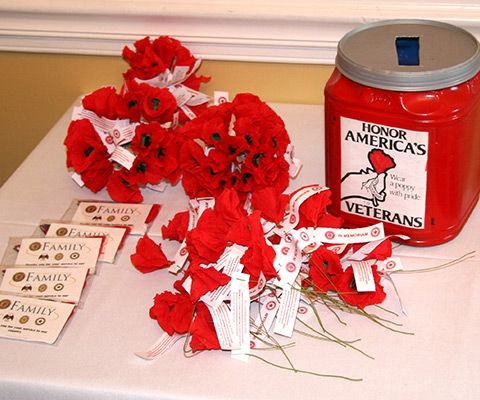 poppy collection container