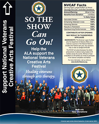Donation Can National Veterans Creative Arts Festival performers