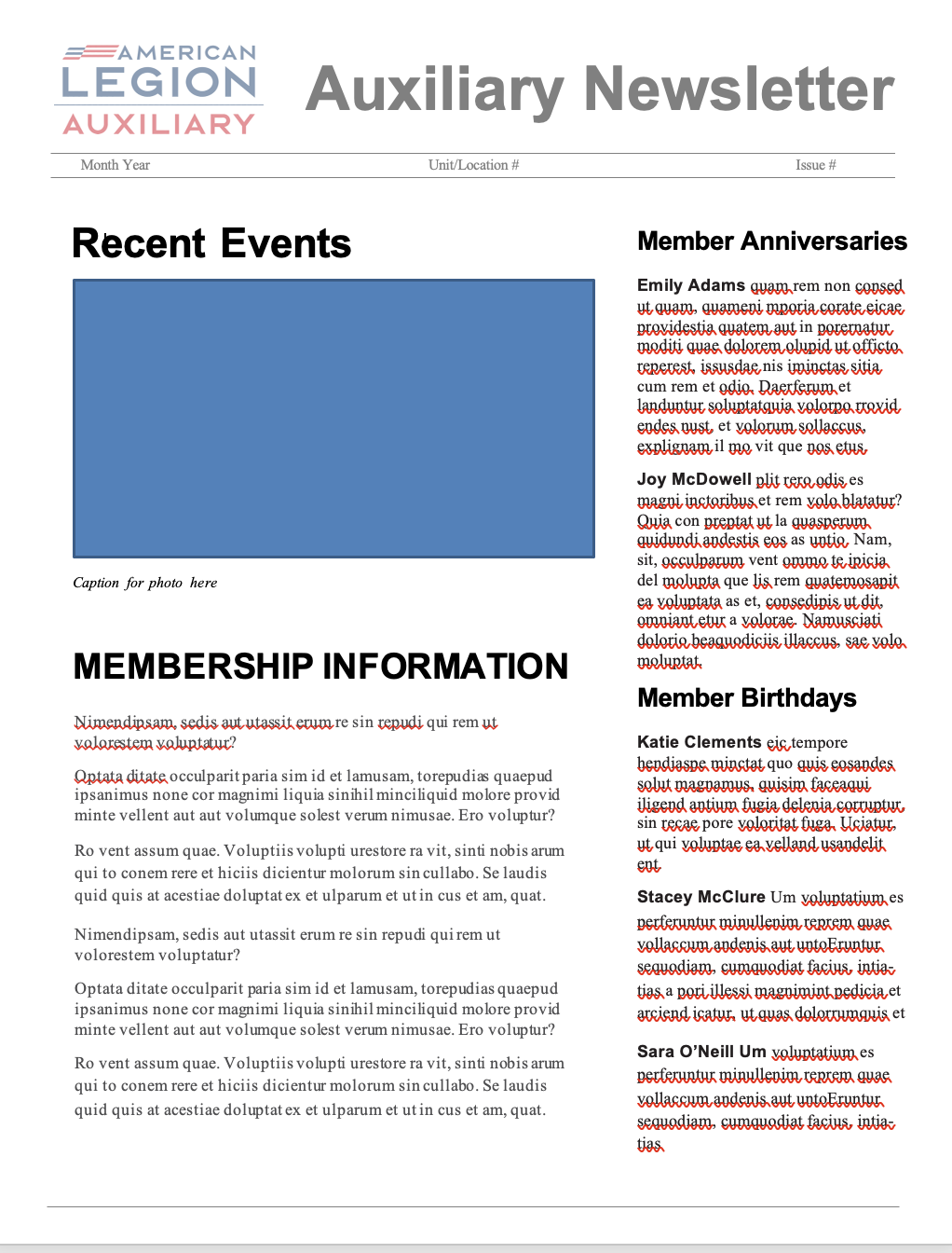Newsletter Template
