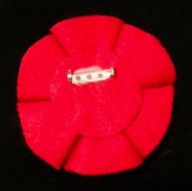Felt Poppy Image Back